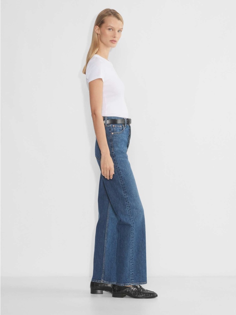 Denim Forum The Arlo Hi-Rise Straight Jean - Picture 3 of 8